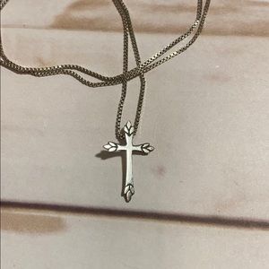 Beautiful and Dainty Sterling Silver Cross